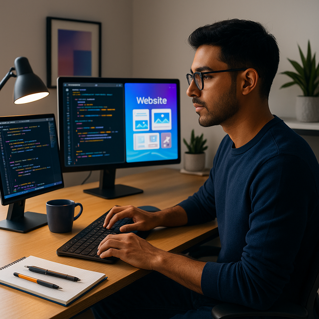 freelance website development in Dubai